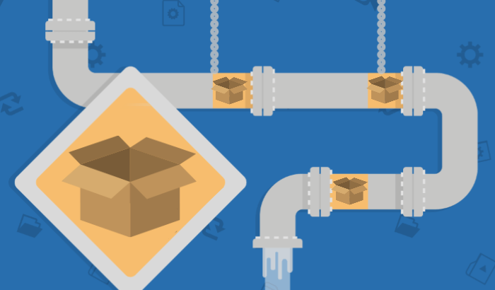 Pipeline with containers