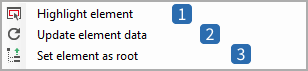 UI-element tree browser context menu - part I