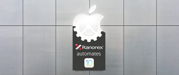 Ranorex iOS10