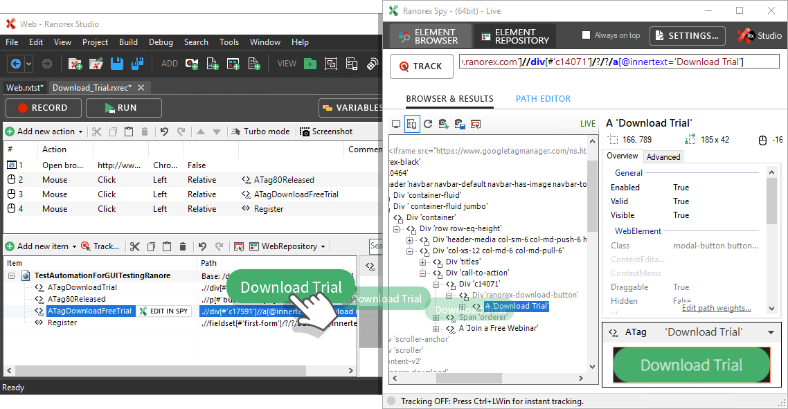 Ranorex Driver - Alternative Test Automation Framework - Ranorex