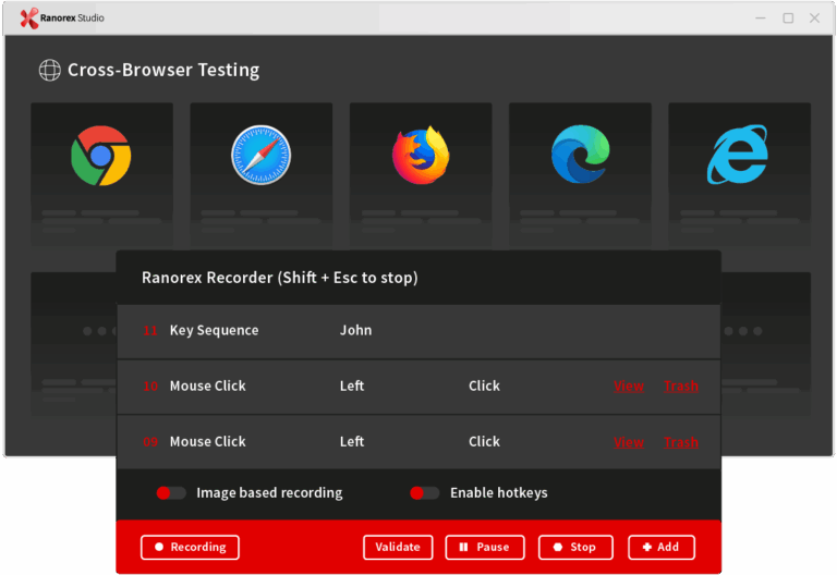 Web Test Automation - Ranorex